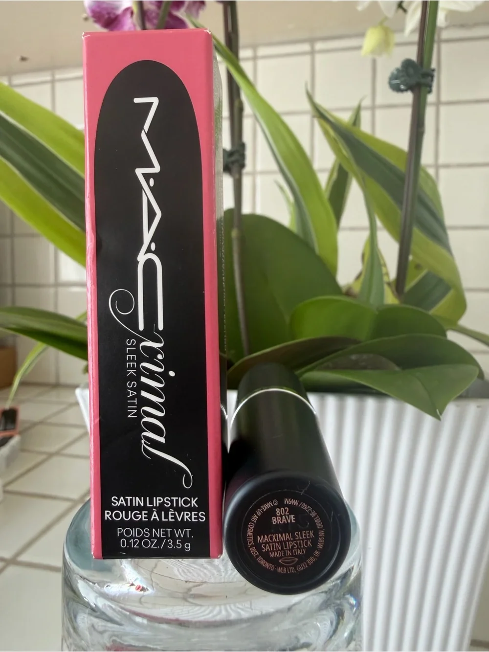 MAC Cosmetics Satin Lipstick - Mauve Rose 802 BRAVE